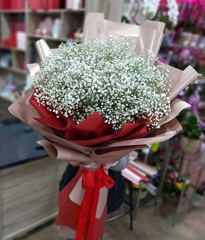 Букет цветов из: Гипсофила в Головково