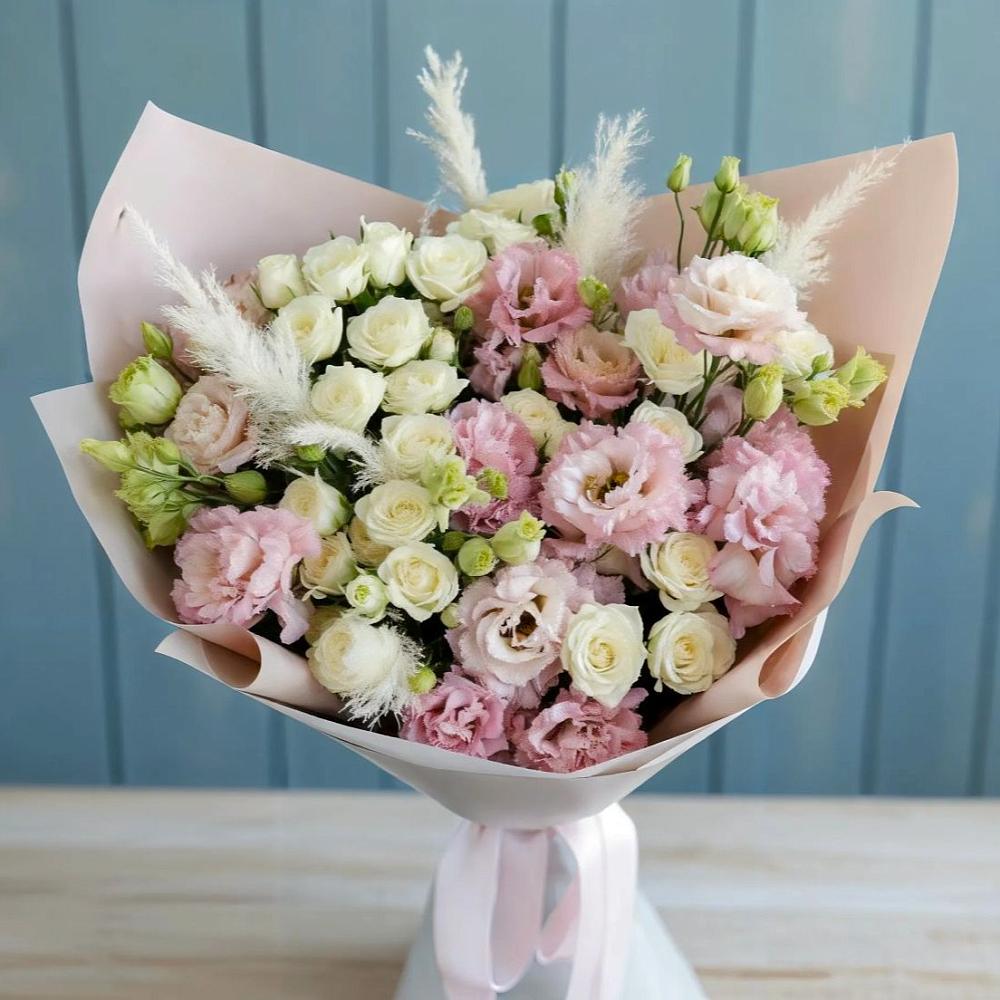 Букет цветов из: Альстромерии и Розы в Головково