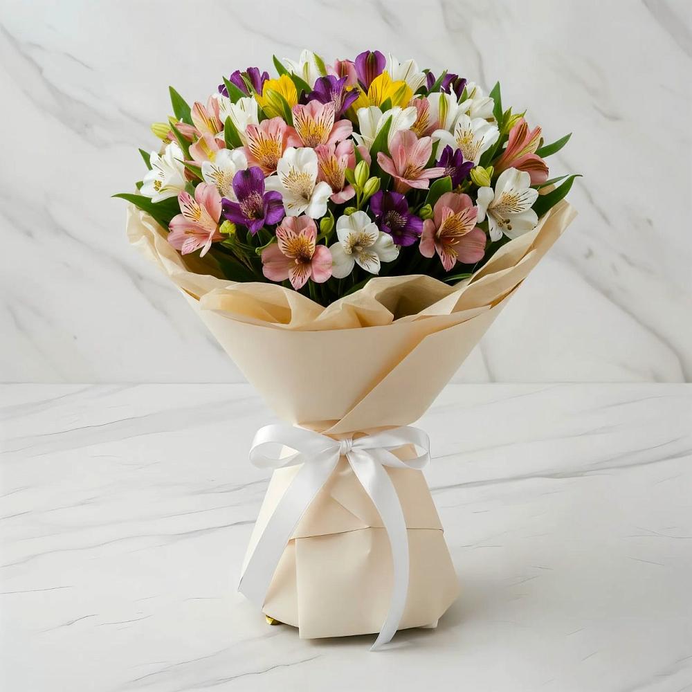 Букет цветов из: Альстромерии в Головково