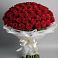 Букет 101 Красная роза Блэк Мэджик в Головково