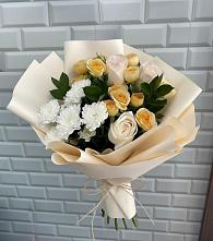 Букет цветов из:  Розы и Хризантемы в Головково