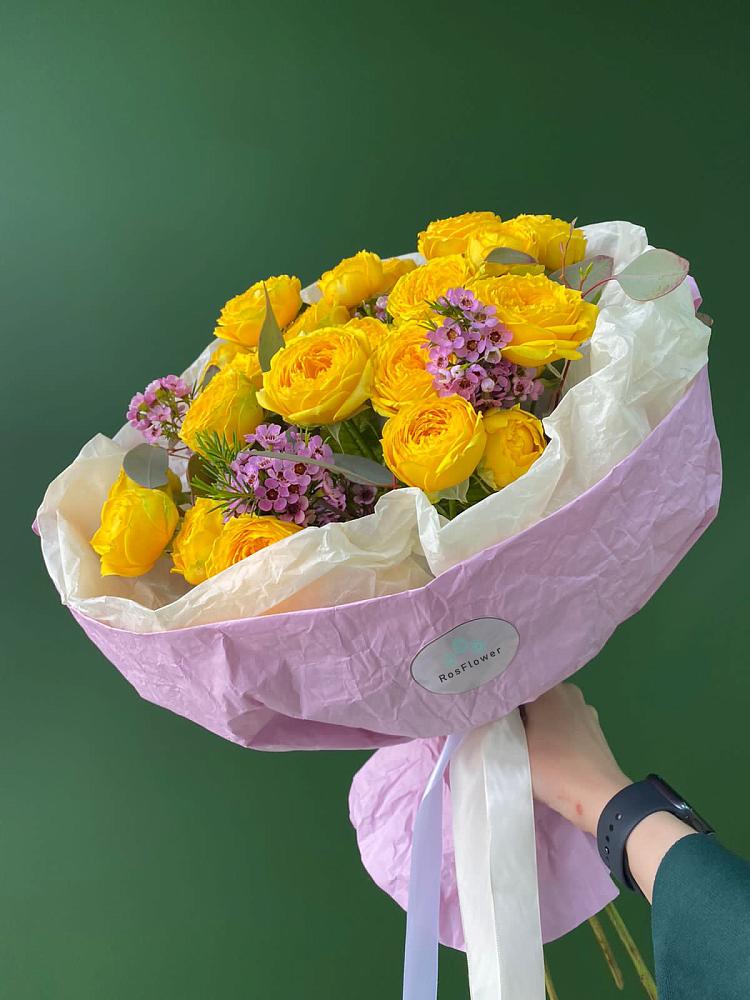 Кустовые желтые розы в Головково Букет Кустовые желтые розы в Головково