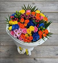 Букет цветов из:  Розы и Хризантемы в Головково