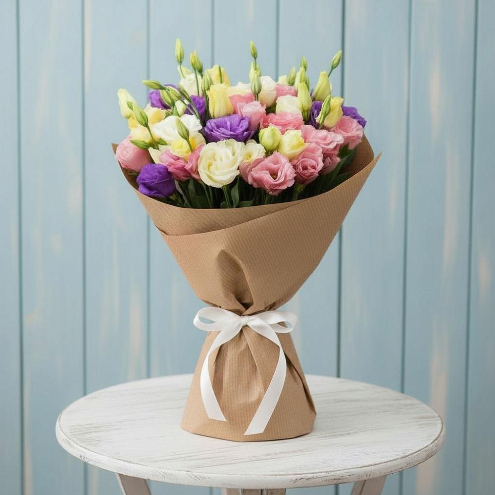 Букет цветов из: Лизиантусы в Головково