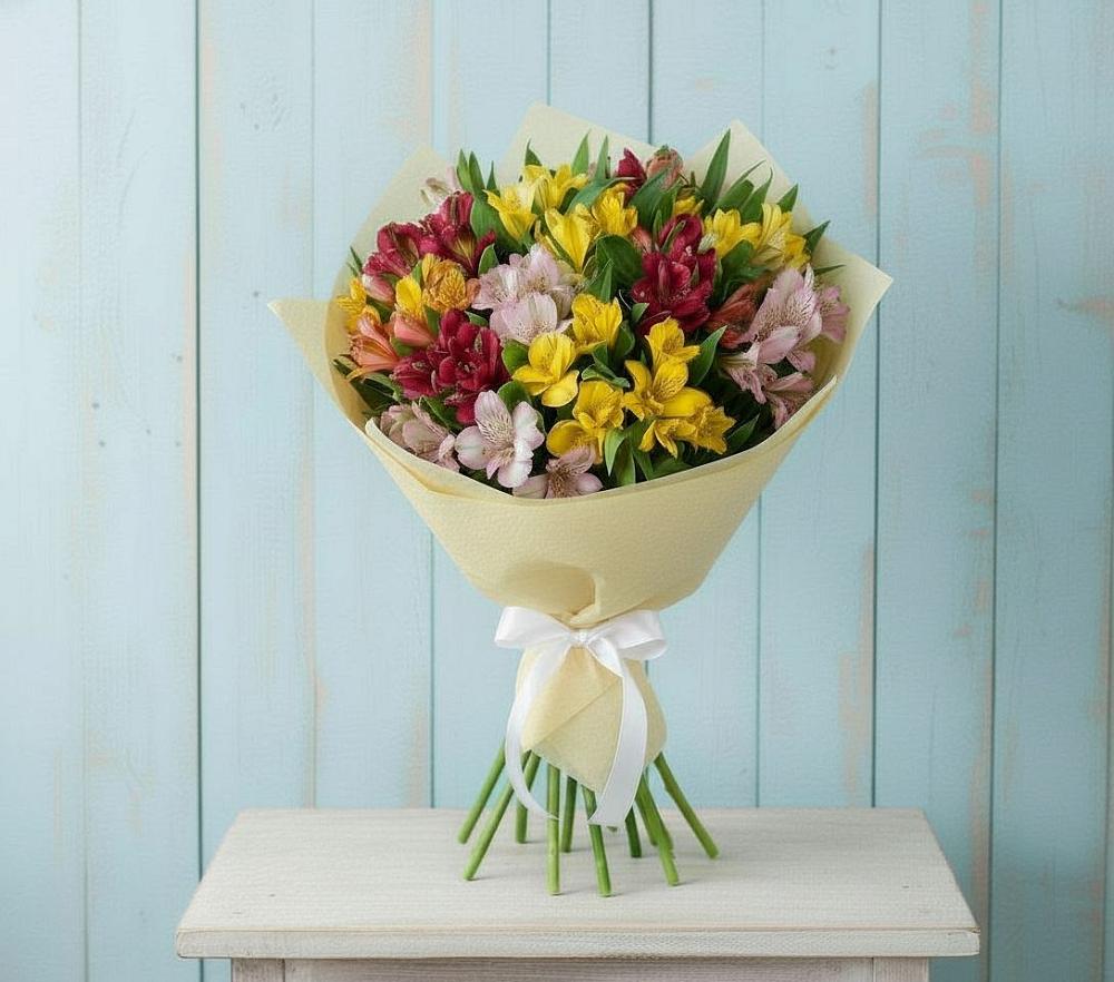 Букет цветов из: Альстромерии в Головково