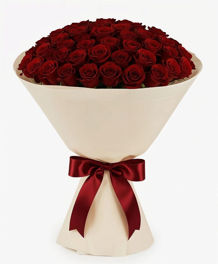 Букет 101 Бордовая роза Блэк Бакарра в Головково