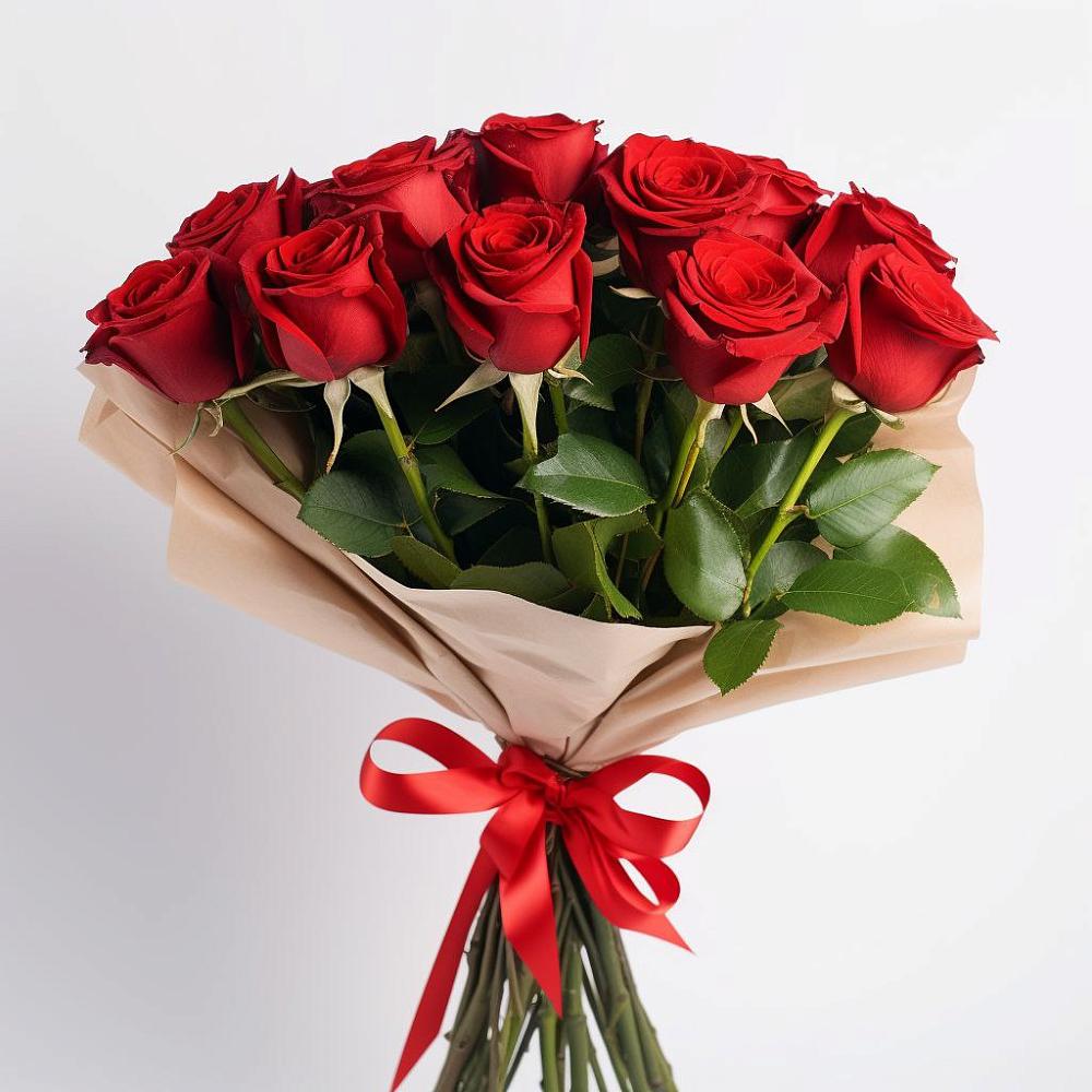 Букет 11 Красных роз Эдлесс Лав в Головково