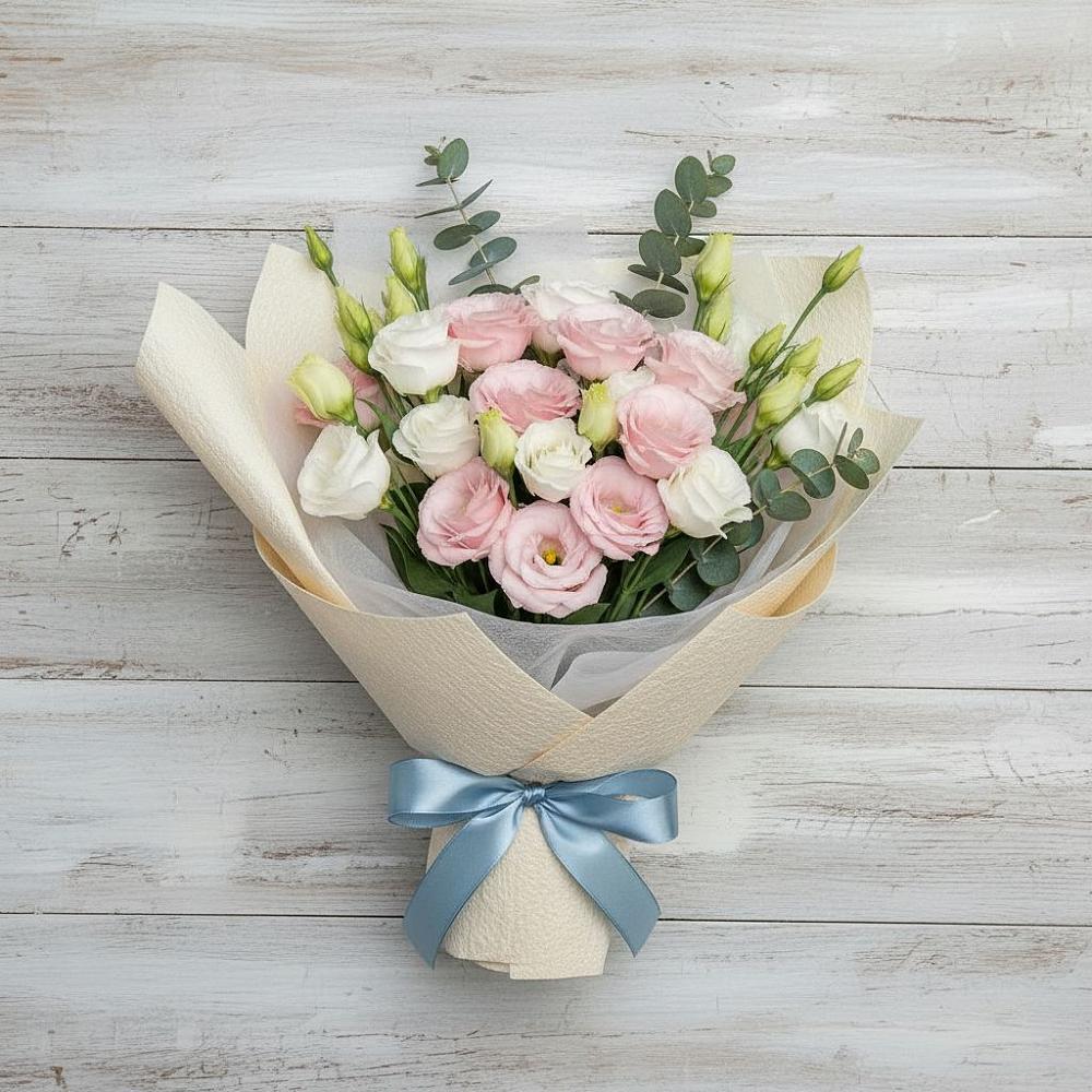 Букет цветов из: Лизиантусы в Головково